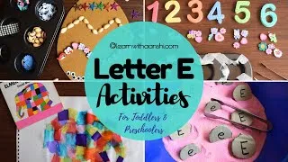 Thumbnail: 21 fun engaging activity ideas to teach letter E | Letter E (Letter of the Week Series)