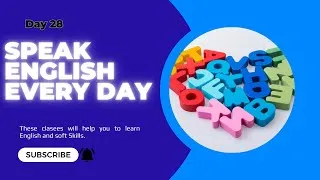 Thumbnail: Speak English Everyday- Day 28 | Powerful Words In English | Parts Of Speech | Adjective |