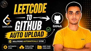 Thumbnail: LeetCode Solutions Ko GitHub Par Automatically Upload Kaise Kare? | Step-by-Step Guide