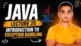 Thumbnail: Exception Handling in Java |Java Lecture 25 |  try, catch, finally, throw & throws | Java Tutorial