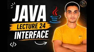 Thumbnail: Interface in Java |Java OOPs Lecture 24 |  Abstract Class vs Interface | Multiple Inheritance