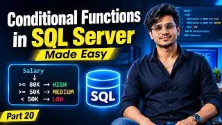 Thumbnail: 4 SQL Functions Every Beginner MUST Know! 🔥! | Part 20: Conditional Functions Explained