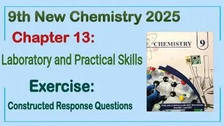 Thumbnail: 9th Class Chemistry New Book 2025 Chapter 13 || Exercise Constructed Response Questions