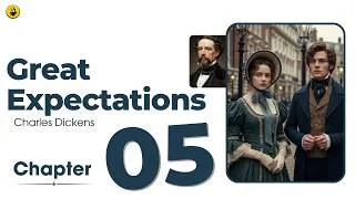 Thumbnail: Great Expectations by Charles Dickens | Chapter 5 Summary and Detailed Analysis in Urdu/Hindi