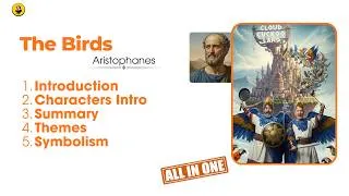 Thumbnail: The Birds by Aristophanes | Complete Overview | Intro, Characters Intro, Summary, Themes and Symbols