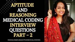 Thumbnail: Medical Coding Aptitude & Reasoning Test |  Interview Questions with Answers | Freshers