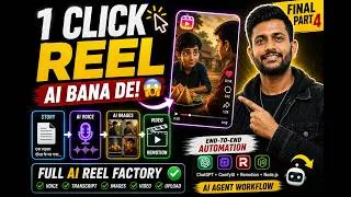 Thumbnail: Script Dalo → AI Reel Bana De 😳 #learnwithhmd #ai #hindi