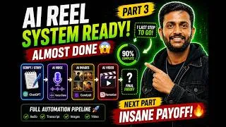 Thumbnail: AI Reel System Ready 😳 (Part 3) #learnwithhmd #ai #hindi