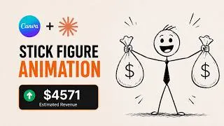 Thumbnail: How to Make VIRAL Stick Figure Animation for Faceless YouTube Channels (Free Method)