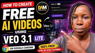 Thumbnail: How to Create FREE AI Videos with Veo 3.1 Lite in Google Chrome (Step-by-Step Tutorial)