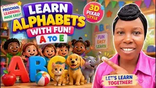 Thumbnail: How to Create 3D Pixar-Style Alphabet Videos for Kids Using AI | Step by step Tutorial