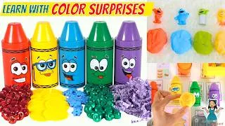 Thumbnail: Best Toy Learning Video for Toddlers and Kids | Learn Colors with Surprise Crayons | Color Surprises