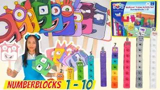 Thumbnail: NUMBERBLOCKS TOYS Mathlink Cubes 1 to 10 |  Count 1 to 10  | DIY Face Masks | Preschool Counting