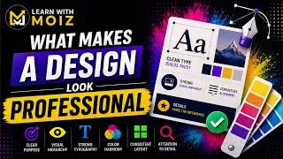 Thumbnail: What Makes a Design Look Professional? | 7 Graphic Design Principles Every Designer Should Know