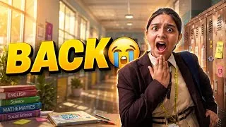 Thumbnail: My First Day Back To School After Summer Vacation | CBSE 10th Grader Routine 📚|#learnwithpriyanshi 
