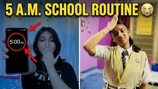 Thumbnail: My 5AM School Routine | Class 10th CBSE Student 📖✨| #learnwithpriyanshi #vlog #studyhacks  #class10 