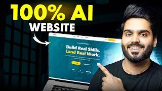Thumbnail: I Built a Complete Website Using Only AI - Full Workflow Revealed