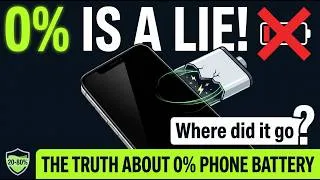 Thumbnail: What Happens When Your Phone Battery “Dies” | Battery Chemistry Explained | 0% Battery Science 🔋📱