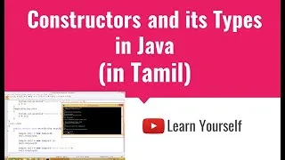 Thumbnail: Constructors in Java | Types of Constructors | Java tutorial | Java for beginners | Learn Yourself
