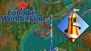Thumbnail: Canada's Wonderland in Open RollerCoaster Tycoon 2