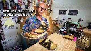 Thumbnail: Handmade Leather Sandals Making | Traditional Shoemaking