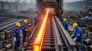 Thumbnail: How Giant Steel Tracks are Made from Recycled Scrap Metal