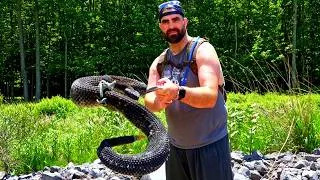 Thumbnail: Pittsburgh Hunting RATTLESNAKES! We Found 33 SNAKES & Secret Stone Camp Deep In The Pa Wilds 🐍 2026