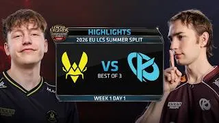 Thumbnail: VIT vs KC | HIGHLIGHTS | 2026 EULCS Summer Split Regular Season - Week 1 Day 1