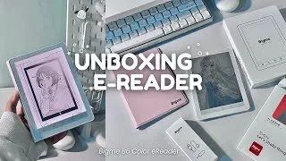 Thumbnail: aesthetic unboxing budget ebook reader 🍥🍡 Bigme B6 Color eReader Android e-Ink Reader