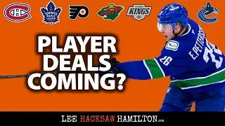 Thumbnail: Canucks deal Elias Pettersson to Kings? NHL Player Deals Coming? Maple Leafs, Canadiens, Flyers Wild