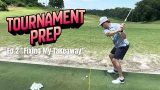 Thumbnail: Left Handed Golf Swing: Working on my takeaway and transition 