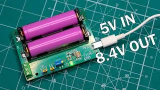 Thumbnail: The Trick to Charging a 2-cell Battery From 5V USB (And New 18650 Charging Module)