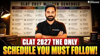 Thumbnail: CLAT 2027 Study Schedule | The Only Daily Routine You Need to Follow | LegalEdge