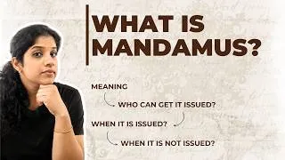 Thumbnail: Writ of Mandamus Explained with Case Laws | Article 32 & 226 | Indian Law