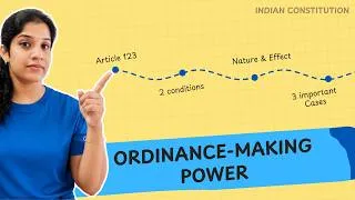 Thumbnail: Ordinance-making power | Article 123 | 3 important cases | Indian Constitution