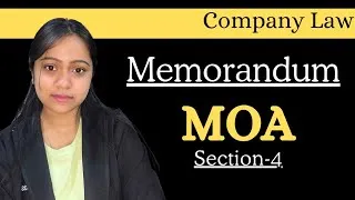 Thumbnail: Memorandum of association company law | MOA | Company Act 2013 |