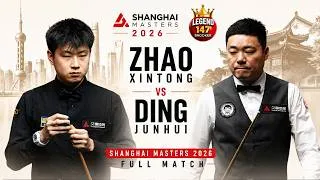 Thumbnail: Zhao Xintong vs Ding Junhui Shanghai Masters 2026 Snooker Full Match