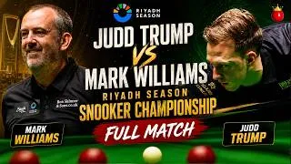 Thumbnail: Judd Trump vs Mark Williams Riyadh Season Snooker Championship Full Match