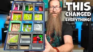 Thumbnail: Ultimate Carcassonne Box Rebuild: Stone Inserts, Inlaid Labels, 30-Second Setup
