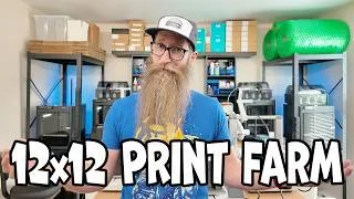 Thumbnail: Inside My 12×12 3D Print Shop Tiny Room, Serious Production