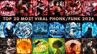 Thumbnail: TOP 20 MOST VIRAL PHONK/FUNK 2026 🔥