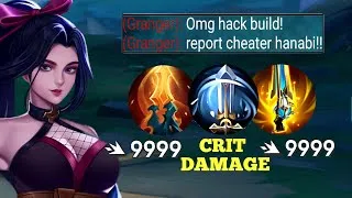 Thumbnail: NEW SEASON HANABI ATTACK SPEED HACK BUILD🔥500% SPEED HACK!! HANABI BEST BUILD 2026-MLBB (must try)