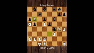 Thumbnail: Bobby Fischer vs Robert E Byrne √ New York (USA) 1971.