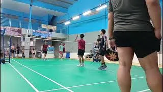 Thumbnail: Sparing partner #badminton #sports #match 