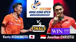Thumbnail: SUPERB FINALS! Jonathan Christie vs Kenta NISHIMOTO #hongkongopen2023