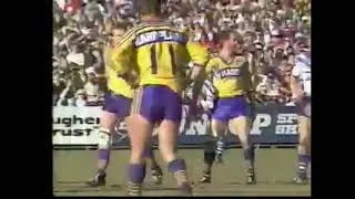 Thumbnail: Every tackle and every touch from Ray Price and Paul Langmack from round 14, 1984
