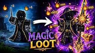 Thumbnail: I Went From a NOOB WIZARD to OVERPOWERED! 🪄🔥 | Magic Loot