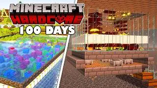 Thumbnail: 100 Days Building Nether Farms in My Forever World in Minecraft Hardcore