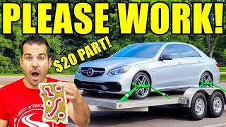 Thumbnail: I Bought A Blown-Up Engine E63 AMG! Dealer Wanted $70K To Fix! I Tried A $20 Part & Got It Running!
