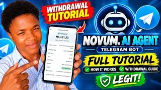 Thumbnail: NOVUM. AI AGENT FULL TUTORIAL 🤖 | How It Works + Withdrawal Proof | Is It LEGIT?